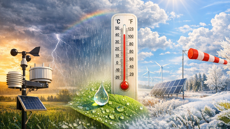 Image de couverture pour 42 grandeurs météorologiques à déduire de vos données météo